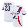 Officiële Voetbalshirt Paris Saint-Germain Kolo Muani 23 Uit 2024-25 - Heren